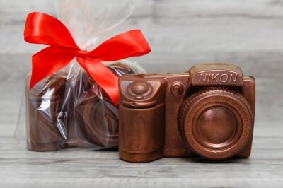 Фотоаппарат Nikon из шоколада